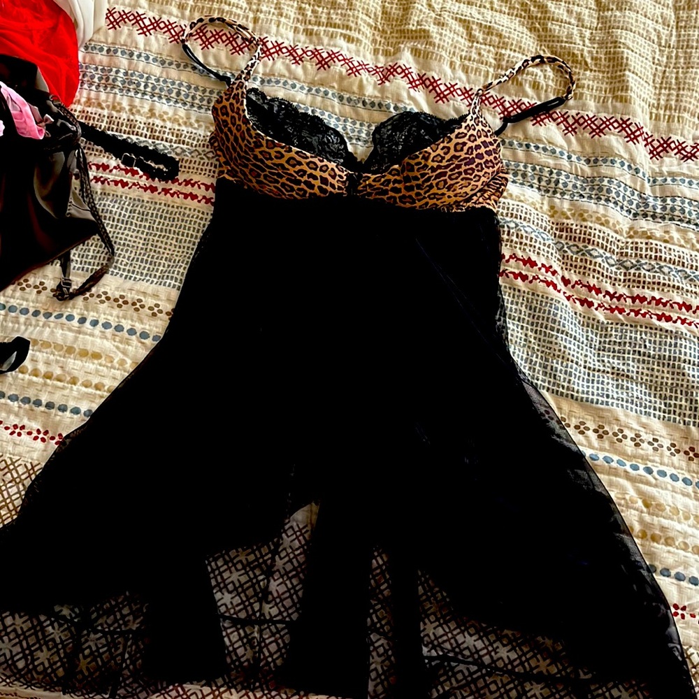 Sheer underwire Cosabella babydoll chemise *NEW*